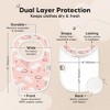 KeaBabies 8pk Organic Baby Bibs for Boy, Baby Drool Bib for Baby Boys and Girls, Newborn Teething Bibs - 3 of 4