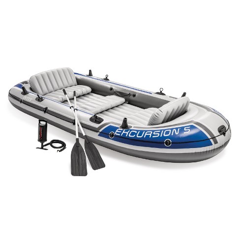 Intex 68325ep Excursion 5 Inflatable Boat Set: Includes Deluxe 54in ...