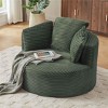 Aukfa 49" Oversized Accent Corduroy Lounge Chair with Memory Foam , No Assembly Required, for Living Room & Bedroom - 4 of 4