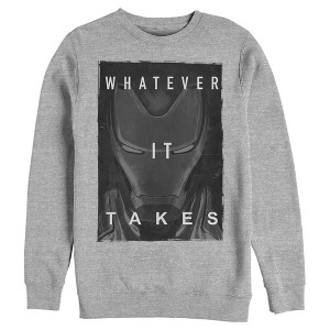 Men's Marvel Avengers: Endgame Iron Man Whatever It Takes Sweatshirt - 1 of 3