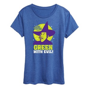 Women's - Wizard of Oz - Green With Evil Short Sleeve Graphic T-Shirt - 1 of 4
