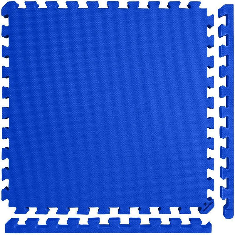 Meister X-Thick 1.5&#34; Interlocking 16 Tiles Gym Floor Mat - Blue, 3 of 6