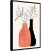 Amanti Art Madame a Monsieur by Eins Kubistika Canvas Wall Art Print Framed - 2 of 4