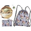 The Mandalorian Grogu Baby Yoda 5 Piece Backpack Lunch Bag Mega Set - 4 of 4