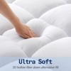 Itopfox King Size Extra Thick Mattress Topper with Deep Pocket, Soft Down Alternative Fill, Pillow Top Cover for Enhanced Comfort and Support - 2 of 4