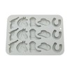 Unique Bargains Candy Making Moulds 15-Cavity Cowboy Theme Candy Mould Hand Wash 8.5"x6.14"x0.75" 1 Pc - 3 of 4