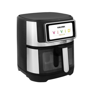 Kalorik Vivid 5qt Air Fryer with Full TFT Display Stainless Steel - 1 of 4
