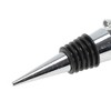 Unique Bargains Christmas Pine Cone Bottle Stopper Aluminum Alloy TPR Silver Tone Black 1 Pc - 3 of 3