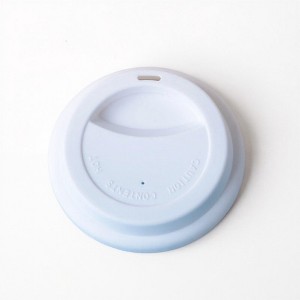 Anna-Kaci Reusable Silicone Coffee Cup Lid Spill Resistant Hot Drink Cover with Sip Opening 3.5x0.7in - 1 of 4