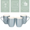 Elanze Designs Best Nanny Ever Frosted Blue 10 ounce New Bone China Coffee Cup Mug - 3 of 4