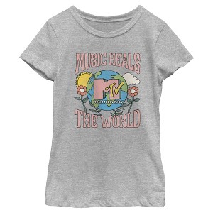 Girl's MTV Music Heals the World T-Shirt - 1 of 4