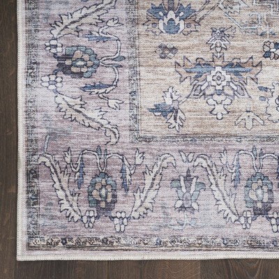 Blush Vintage Persian 5' x 7' Chenille Area Rug