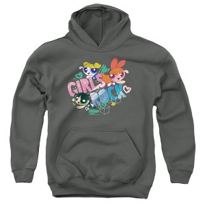 Boys’ Powerpuff Girls Girls Rock Hooded Sweatshirt - 1 of 4