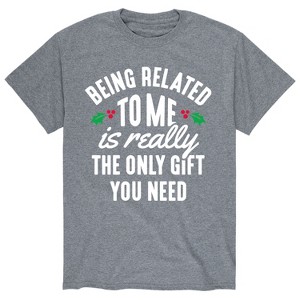 Men's - Instant Message - Being Related to Me Short Sleeve Graphic T-Shirt - 1 of 4