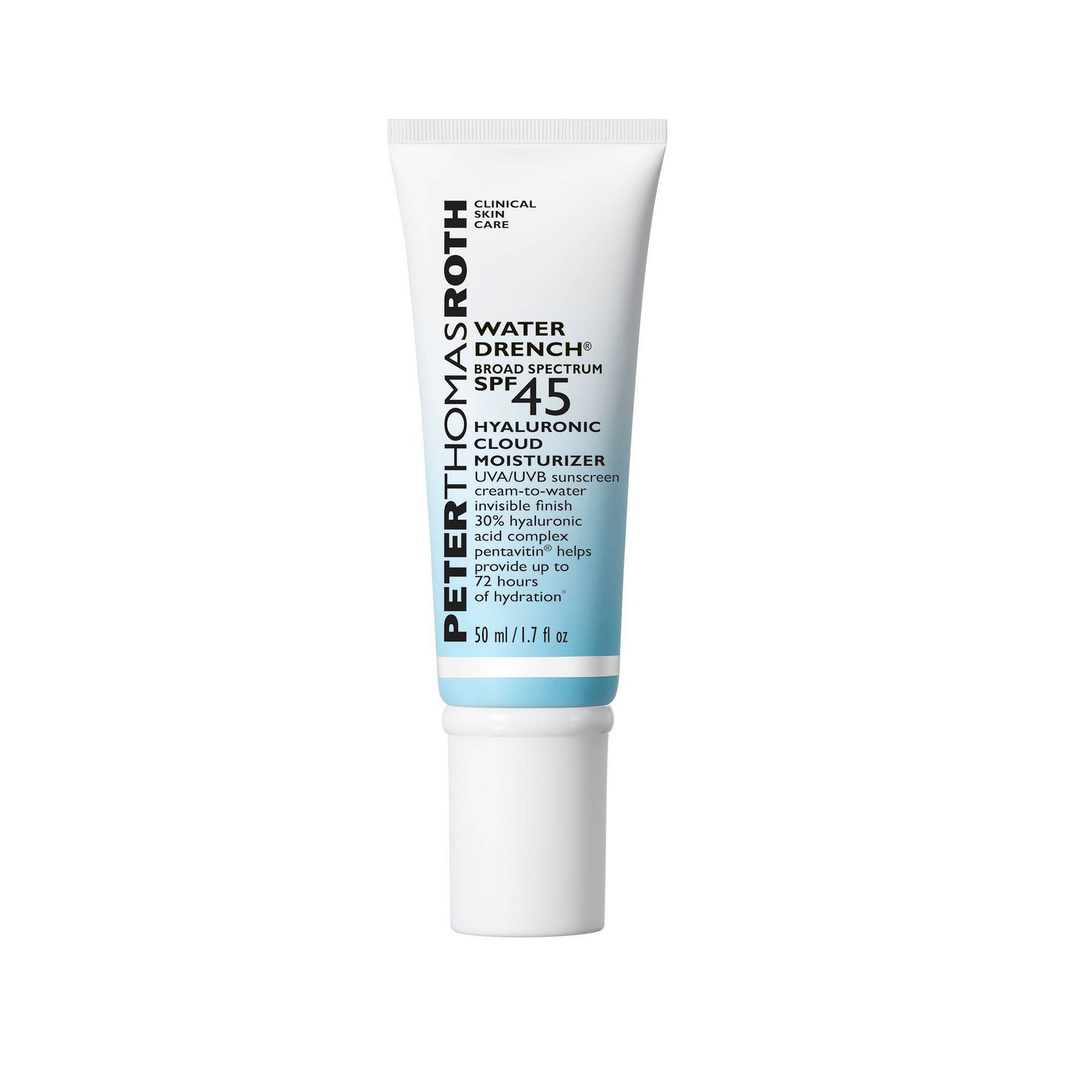 PETER THOMAS ROTH Water Drench Broad Spectrum SPF 45 Hyaluronic Cloud Moisturizer - 1.7 fl oz - Ulta Beauty