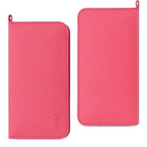 REIKO UNIVERSAL WALLET PHONE CASE WITH SIDE POCKETS AND MAGNETIC FLAP FOR SAMSUNG NOTE 5 (6.180X3.15X0.45 INCHES) - 1 of 4