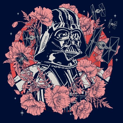Star Wars Darth Vader Smoke Helmet Graphic T-Shirt