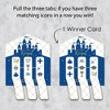 Big Dot of Happiness Royal Prince Charming - Baby Shower or Birthday Party Game Pickle Cards - Pull Tabs 3-in-a-Row - Set of 12 - 3 of 4