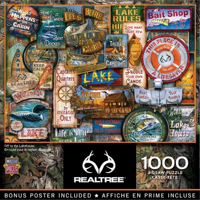 MasterPieces Realtree Off to The Lakehouse 1000 Piece Jigsaw Puzzle