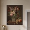 Art Remedy Flower Piece in Glass Vase Vintage Classic Roses Wall Art Framed - 2 of 4