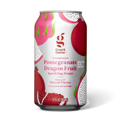 Pomegranate Dragonfruit Single Serve Sparkling Water - 12 fl oz - Good & Gather™