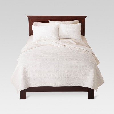 target white bed