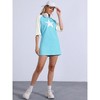 Jess by Meiko Women's StarStruck Raglan Sleeves Oversized T-Shirt Dress - 3 of 4