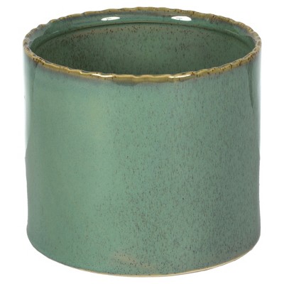 Vickerman Pine Green Ceramic Pot : Target