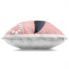 Stupell Industries Glam Fashion Pink Flamingo Sunglasses Pearls Bird Indoor Decorative Throw Pillow, 18 x 18 - 2 of 3