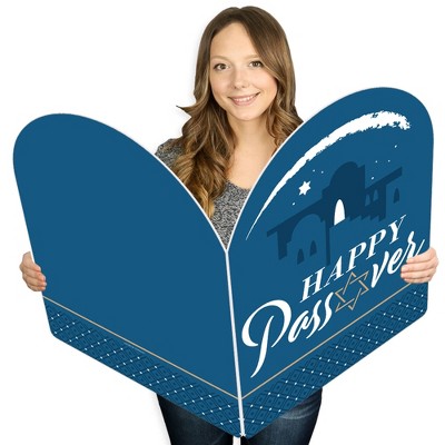 Big Dot of Happiness Happy Passover - Pesach Giant Greeting Card - Big Shaped Jumborific Card