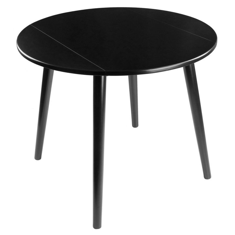 36&#34; Moreno Round Drop Leaf Dining Table Black - Winsome, 3 of 12