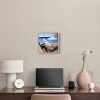 Art Remedy Relaxing Sunny Beach View Chic Coastal Wall Art Framed - 2 of 4