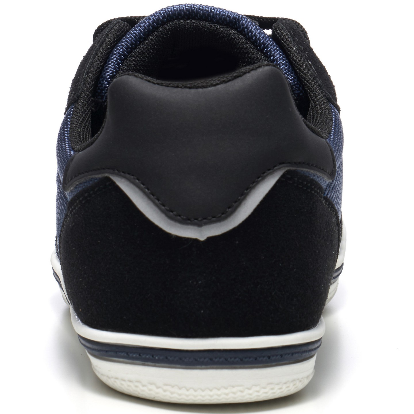 Мужские кроссовки Alpine Swiss Liam Casual Shoes Suede Trim Fashion Sneakers Low Top Lace Up Stylish Tennis Shoes BLK — фото 6