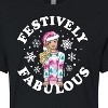 Women's - Barbie - Holidays & Christmas Cropped Graphic T-Shirt - 2 of 4