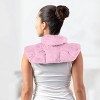 Sharper Image Neck and Shoulder Massage Body Wrap - Pink - 3 of 4