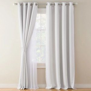 TOWN & COUNTRY LUXE Oslo Double Layer Indoor Curtains - 1 of 4