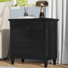 YOOCOZZ Modern 3-Drawer Bedside Cabinet & Nightstand with Metal Sliding Rails - 3 of 4