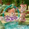 Calico Critters Deer Babies Floral Swing Set, Set of 3 Collectible Doll Figures with Swing Accessory - 3 of 4