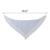 Unique Bargains Solid Color French Lace Triangle Bandana 1 Pc - 3 of 4