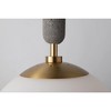 Mitzi Brielle 1 - Light Pendant in  Aged Brass Opal Acid-Etched Glass Shade  Shade - 3 of 3
