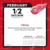 NHL Detroit Red Wings 2025 Box Calendar - 4 of 4