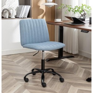 Vynxaria Masar Fabric Swivel Office Chair - Adjustable Height & 360¡ã Mobility - 1 of 4