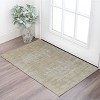 Yellow and Ivory Abstract Hand Woven Area Rug - 2 of 4