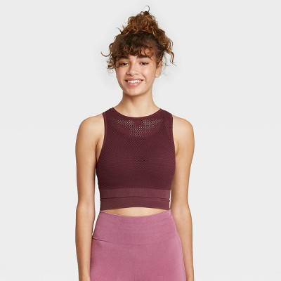 joylab high neck sports bra