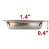 Unique Bargains Kitchen Bathroom Cabinet Wardrobe Stainless Steel Round Circular Mesh Hole Air Vent 2 Pcs - 2 of 3