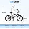 NAYSAYE Bicycles Freestyle Kids Bike Single Speed for Boys and Girls 7 Years and Older for Active Fun, Blue, 55.12"*25.2"*37" - 3 of 4