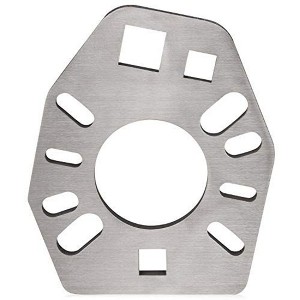 Mission Automotive Stainless Steel Pinion Yoke Wrench Tool Extra Strength Puller for Loosening Pinion Flange & Nuts Extra 1/2" Hole - 1 of 4