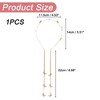 Unique Bargains Women's Butterfly Headband Gold Tone 1 Pc - 2 of 4