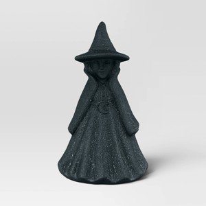 Small Ceramic Textured Witch Decorative Sculpture - Hyde and EEK! Boutique™ Black - 1 of 3