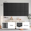 18-Pack Self-Adhesive Acoustic Panels 12x12x0.35in, High-Density Polyester Felt Soundproof Wall Panels for Home Studio, Office, Theater - 2 of 4